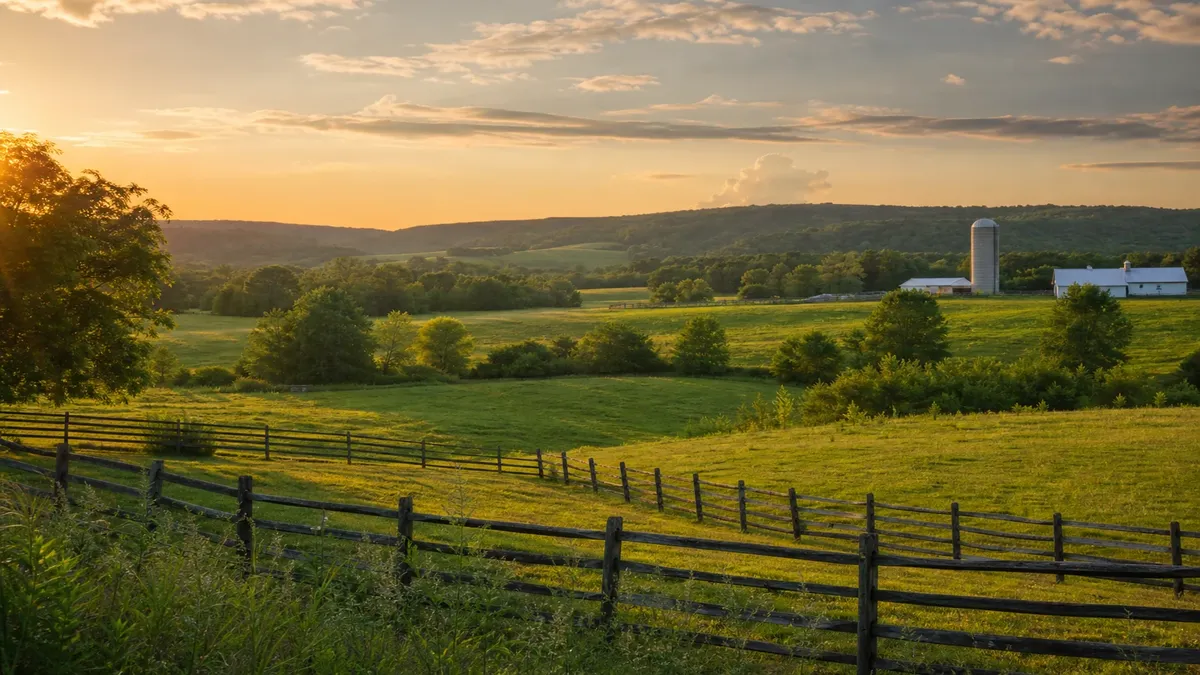 Countryside Trips covered bridge guide illustration