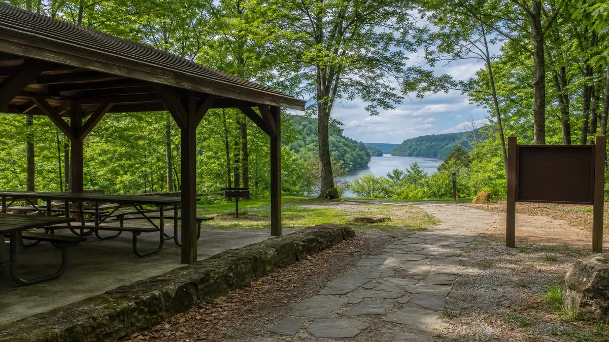 Nearby Attractions covered bridge guide illustration